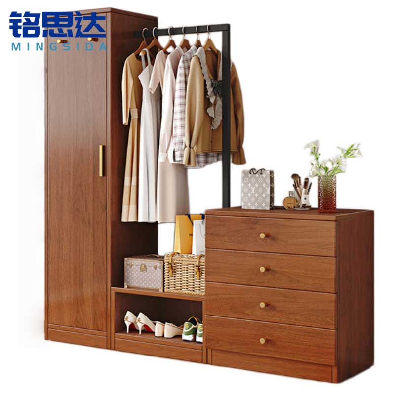 铭思达衣柜衣帽架160*40*180cm套高清大图