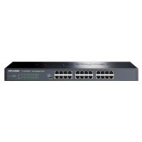 TP-LINK TL-SG2024MP 24口全千兆高速Web网管端口汇聚镜像隔离监控PoE供电模块交换机