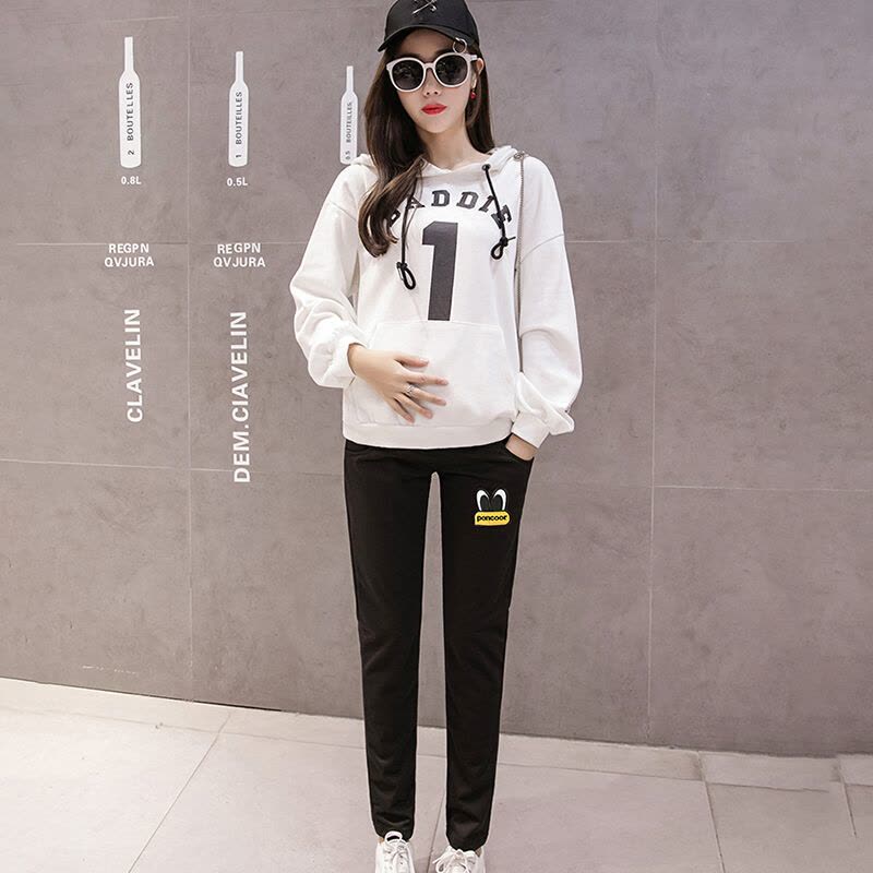 迪鲁奥(DILUAO) 孕妇裤子秋季宽松2021新款时尚裤长裤孕妇休闲裤图片