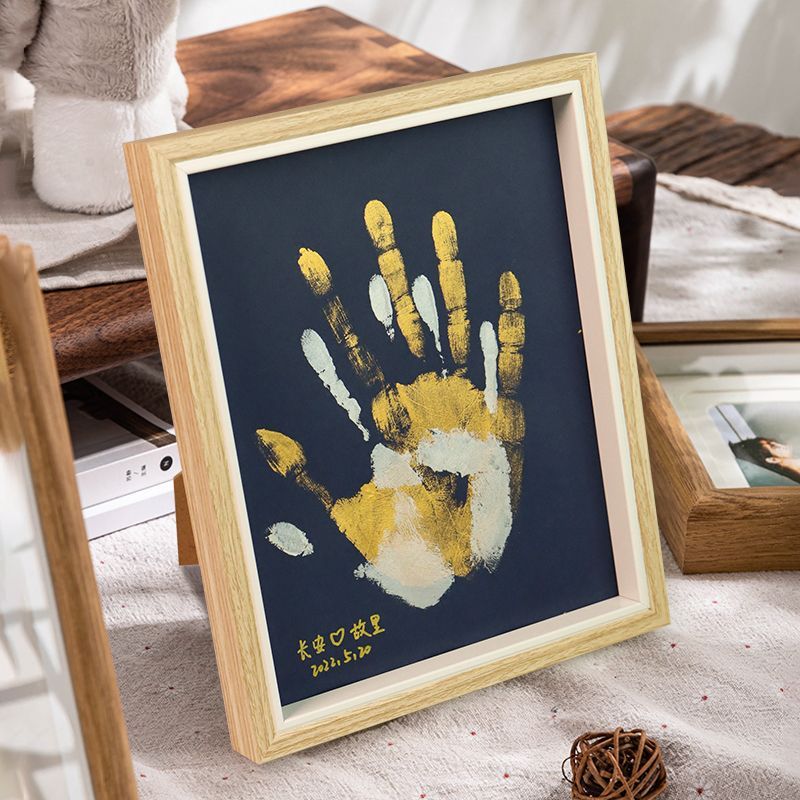 diy情侣手印纪念相框情侣情侣周年纪念男女朋友学生七夕情人节520diy