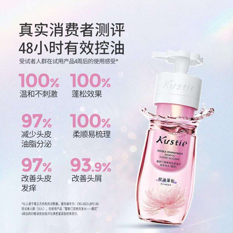 蔻斯汀双舱洗发水(樱花) 500g高清大图