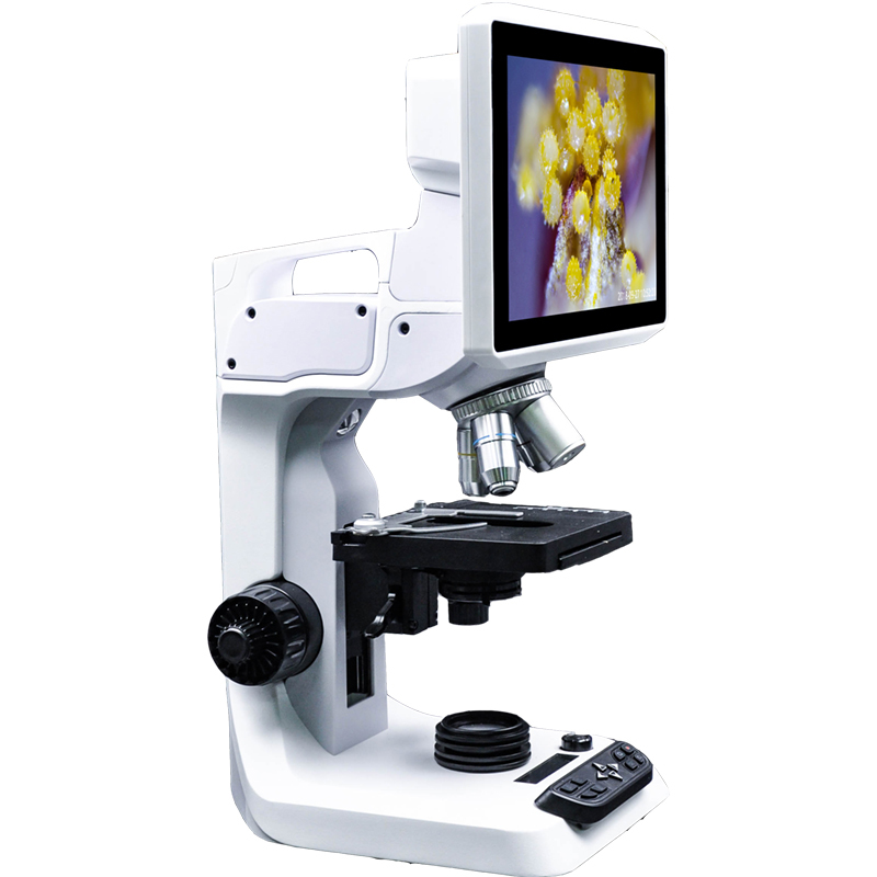 爱科学at2108数码液晶显微镜中小学生专业高清生物检测便携光学实验