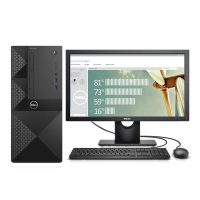 戴尔DELL成就Vostro 3669-R32N8B 商用办公台式电脑整机（奔腾G4560 4GB 1TB WIFI 蓝牙 Win10 有线键鼠 三年上门）23.6英寸