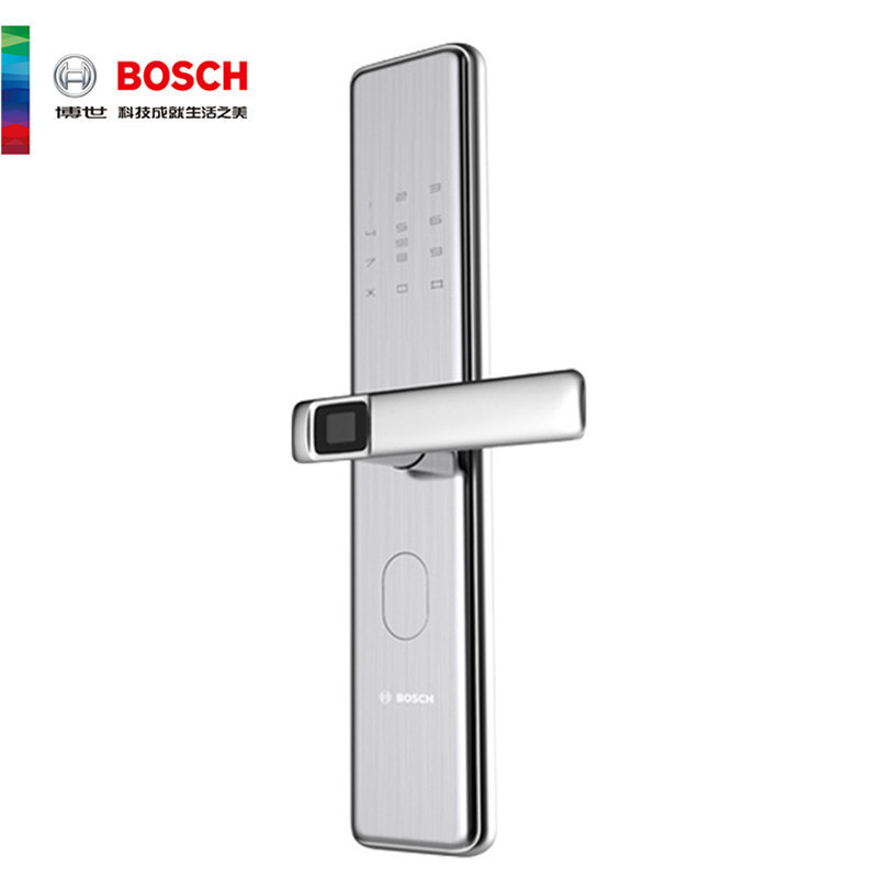 博世(BOSCH) 指纹锁智能锁智能门锁电子锁智能家居家用防盗门密码ID30B银灰色