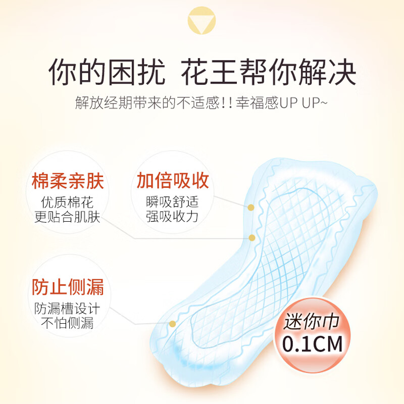 花王卫生巾乐而雅S系列日用20.5厘米32片(新老包装随机)高清大图