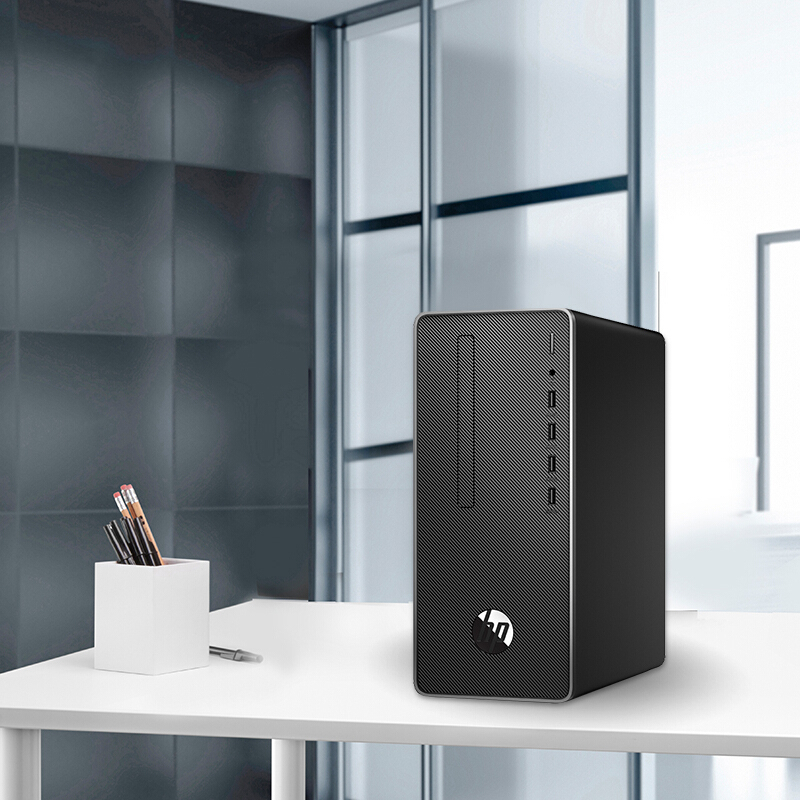 惠普(HP)战66 家用学习商务办公台式电脑主机(十代i3-10100 8G内存 1T+256G 带WiFi蓝牙 Win10 Office 送键盘鼠标 四年上门保修)定制