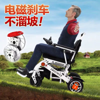 德国斯维驰009电动轮椅一键遥控电动折叠可上飞机折叠轻便残疾人代步车锂电池轮椅携带方便老年残疾人四轮代步车