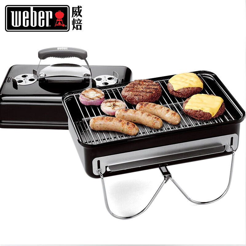 威焙(weber)户外烧烤炉防雨防尘罩加厚烧烤架遮阳罩适用 Go-anywhere系列