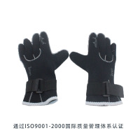 消防水域救援保暖 氯丁橡胶潜水 防滑耐磨防刺皮划艇手套