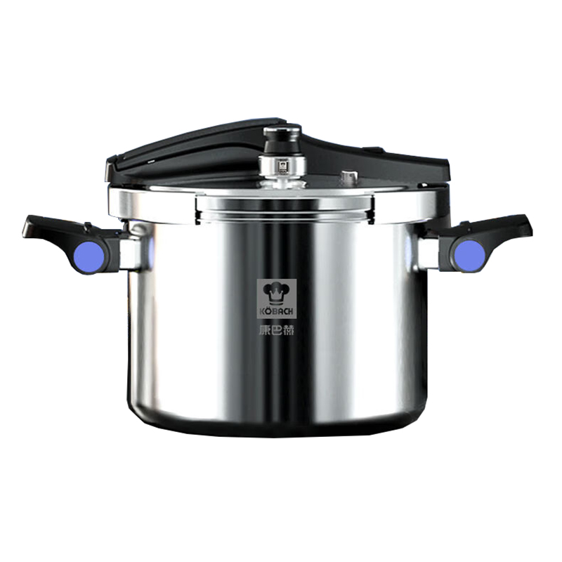 康巴赫 德式高压锅 可立易开盖三层钢压力快锅 304不锈钢 5.5L 22cm KYS-22B31E / 个