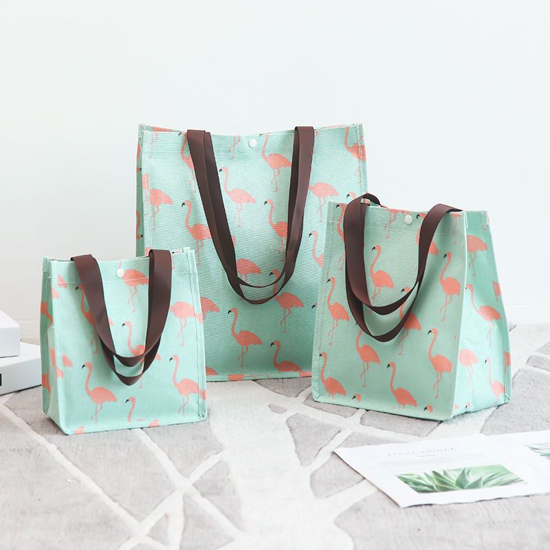 学生单肩手拎手提袋书袋上班带饭手提便当包市环保帆布袋i1