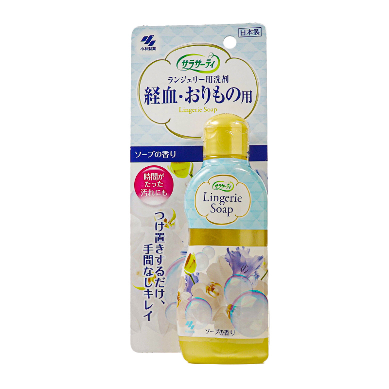 [3个装]日本小林制药去经期血迹深度去渍女性内衣内裤专用清洗剂120ml
