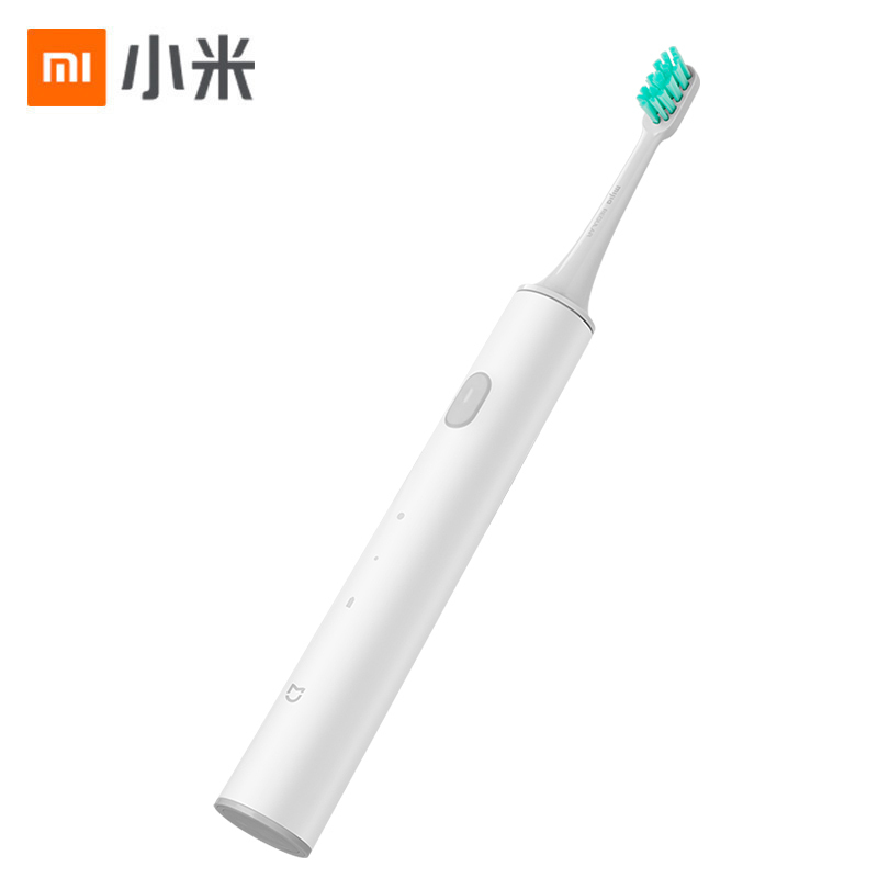 小米(MI)电动牙刷T300 MES602 米家防水成人充电式磁悬浮声波震动式 31000转/分 象牙白 清洁模式