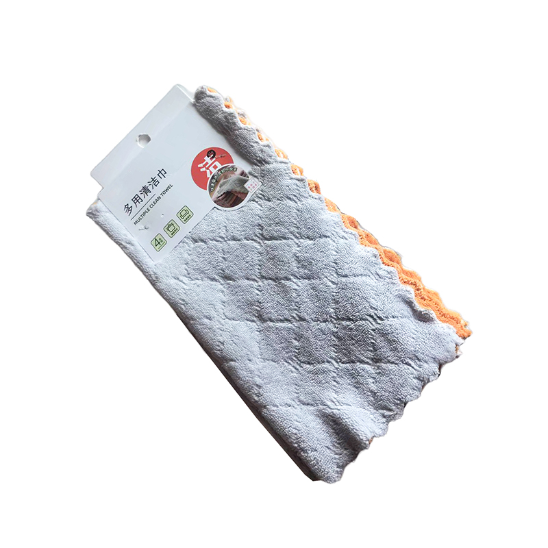 兰雅昀 珊瑚绒吸水清洁洗碗布 (颜色随机) 25X25cm 条高清大图