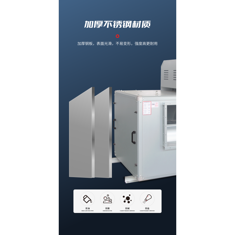 盛远 油烟外转子风柜450M