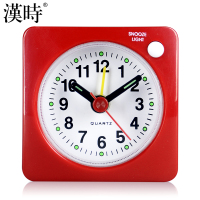 汉时迷你小闹钟夜光闹表旅行便携小巧闹铃懒人小钟表静音学生钟HA33