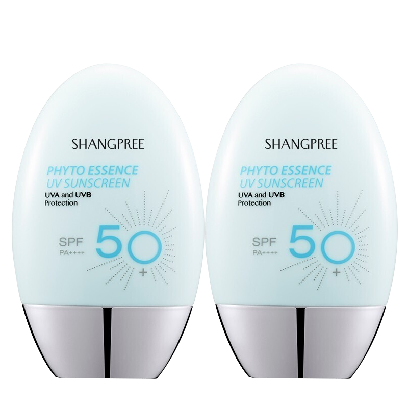 [2支装]韩国Shangpree香蒲丽植物精华防晒霜60ml SPF50+ 男女面部全身防晒隔离防水防汗 新版带防伪