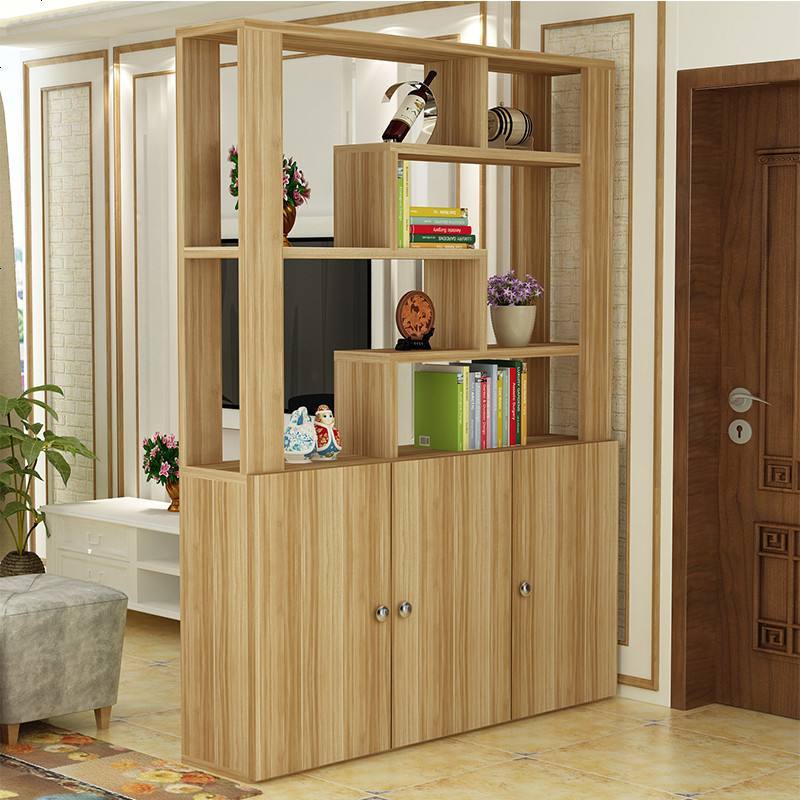 客厅进玄关柜隔断装饰屏风现代简约酒柜小户型实木双面间厅鞋柜