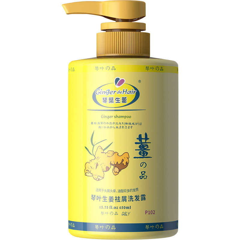 琴叶(Q&Y)生姜去屑洗发水450mL