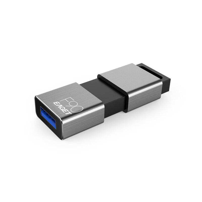 忆捷(Eaget) U盘 F90-256G USB3.0高速金属 推拉式商务优盘 (个)高清大图