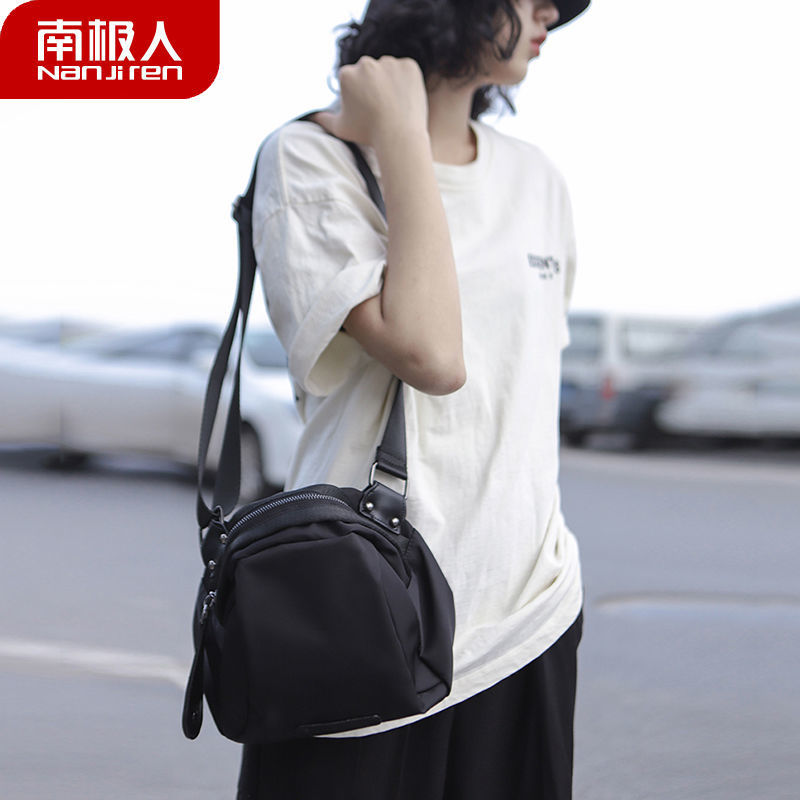 小包包女包2021新款韩版时尚女士牛津布帆布包腰包单肩斜挎包高清大图