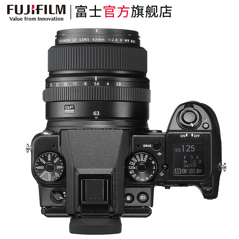 Fujifilm/富士龙镜头 GF63mmF2.8 R WR标配 G卡口 62mm口径 适用于富士GFX50高清大图