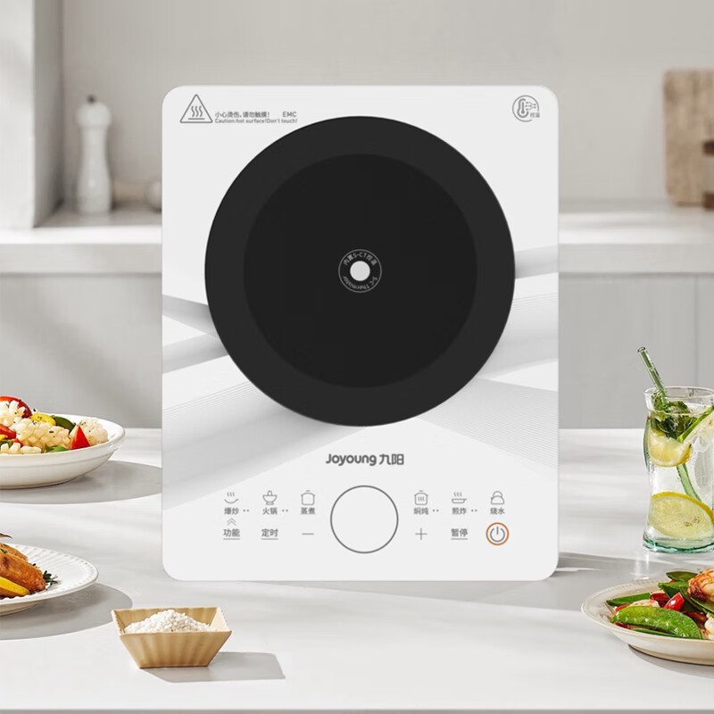 九阳(Joyoung)C22S-N415电磁炉大功率多功能菜单电磁灶 【配汤锅炒锅】