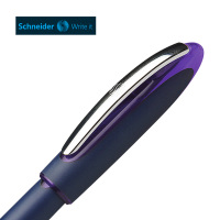 施耐德(Schneider)签字笔中性笔one星际 大容量顺滑书写防水快干0.6mm 5支装