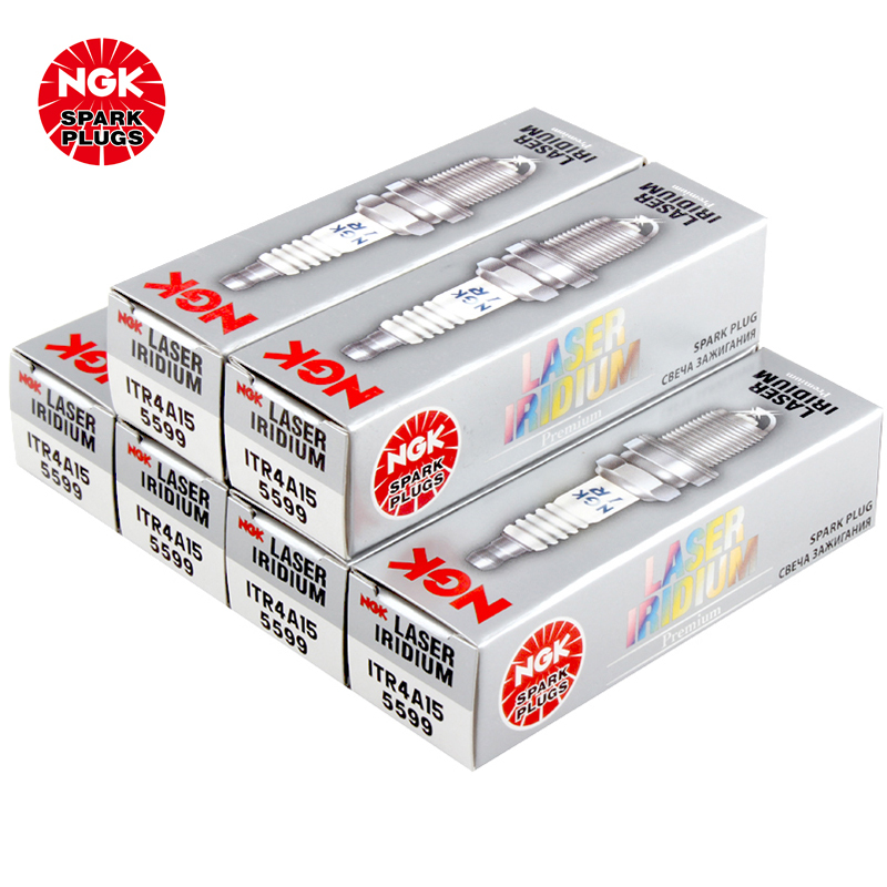 NGK 铱铂金火花塞 ITR4A15 5599 六支装 别克GL8/君威/雪佛兰开拓者