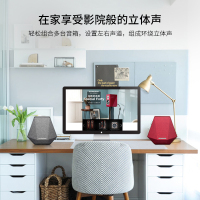 DYNAUDIO 丹拿 Music 1 蓝牙无线音响音响 扬声器扩音器 迷你便携式手机音箱airplay 酒红色