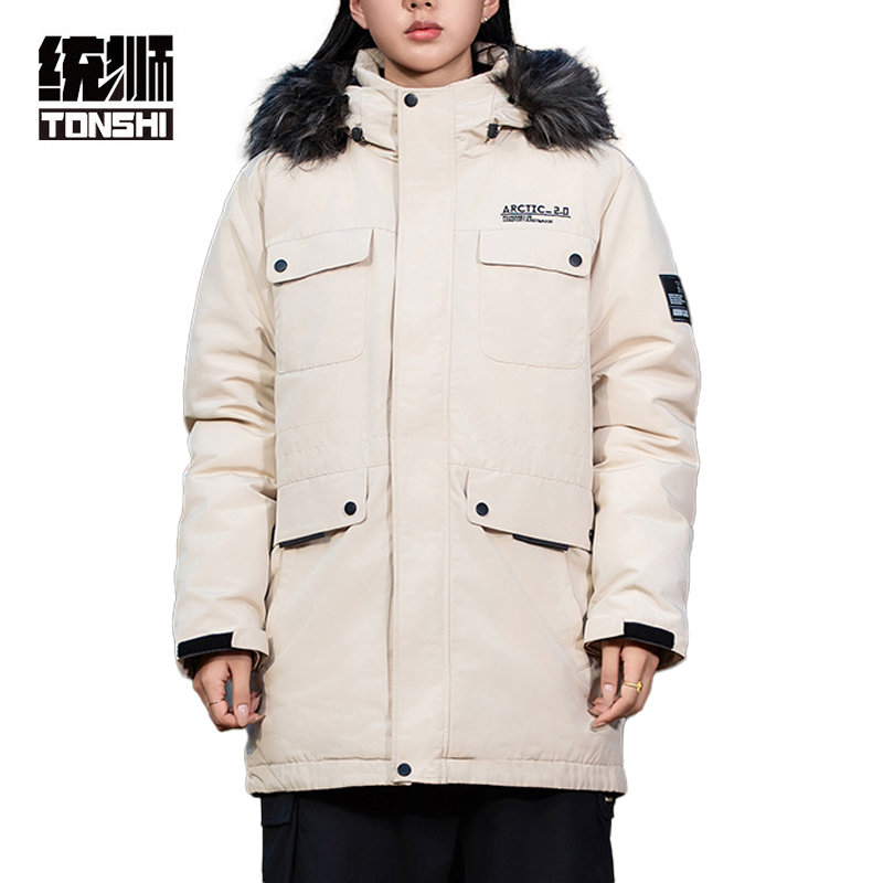 统狮羽绒防寒服C42 件 S 米色