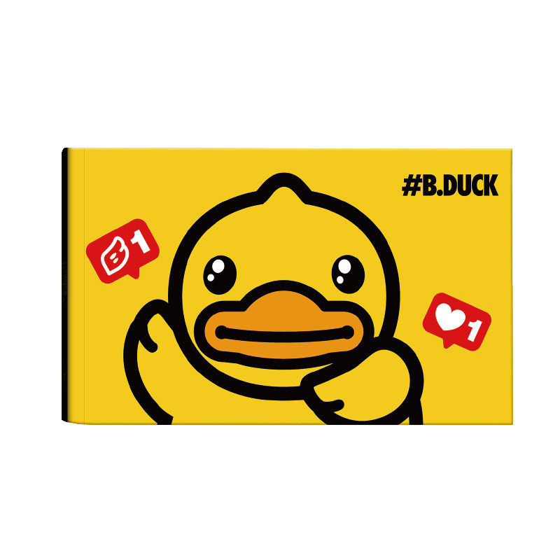 拍立得相机相纸 B.DUCK小鸭3寸mini胶片插页40相册背带布包 三维工匠 小黄鸭手工相册高清大图