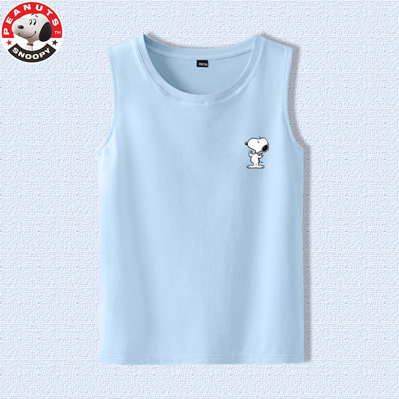 史努比(SNOOPY)儿童夏季跨栏背心男女童卡通印花背心TBX1