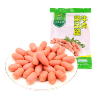 伊赛(yisai) 牛肉亲亲肠*1袋装 240g 国产生鲜牛肉香肠丸子火锅烧烤麻辣烫食材