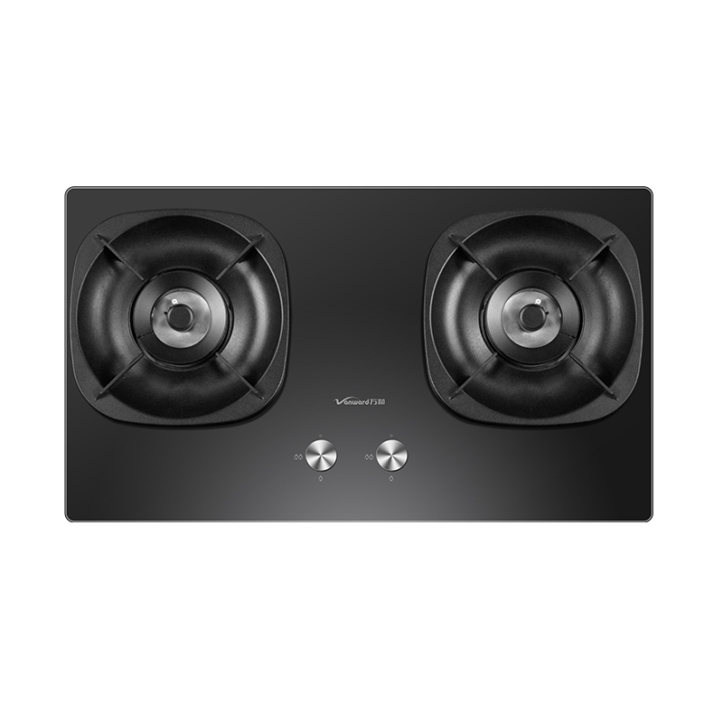 万和(Vanward) 超一级能效 液化气双灶 双眼燃气灶 单灶具 4.8KW火力钢化玻璃 可调底座G6L50高清大图