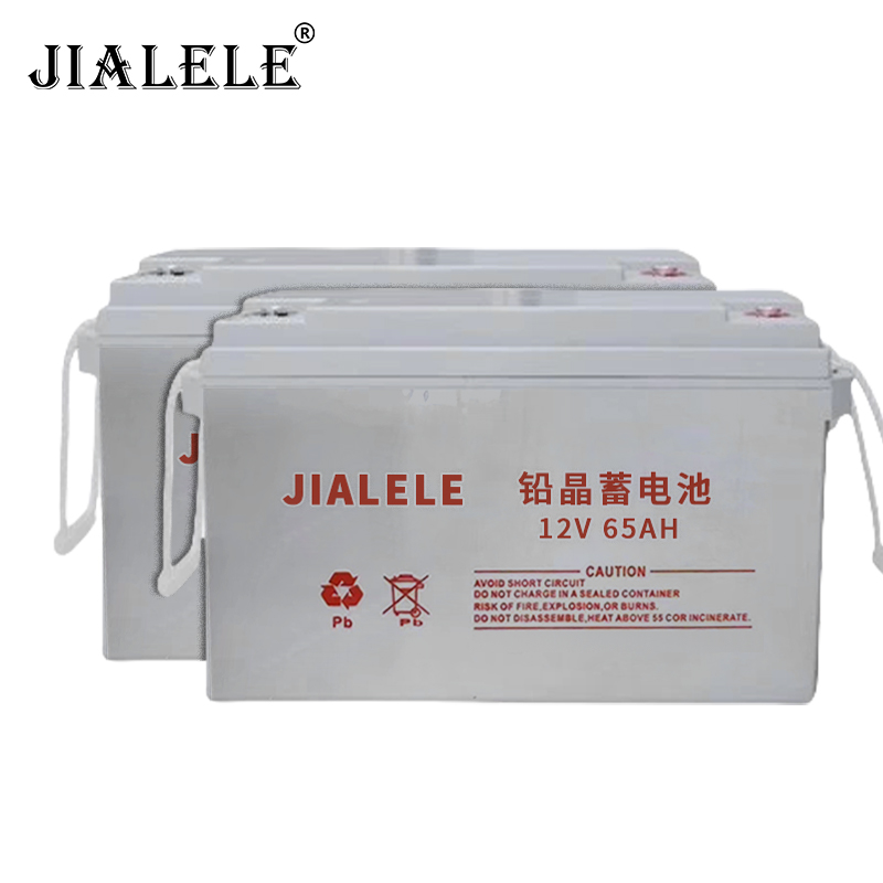 JIALELE 铅晶蓄电池 12V 65AH/块高清大图