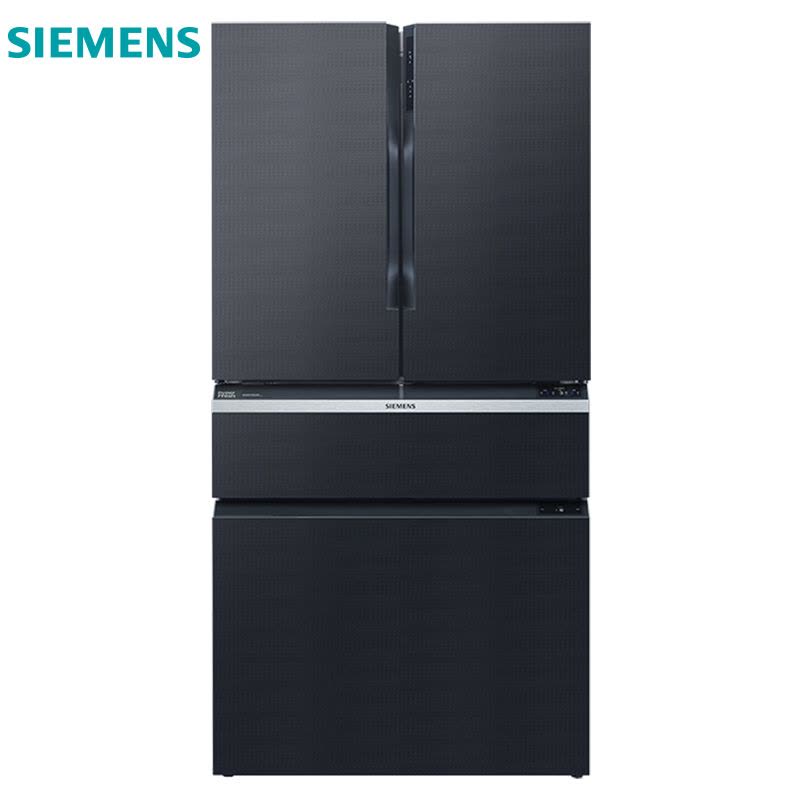 西门子(SIEMENS)KF96NPX50C 568升 中字多门 智感零度 陶瓷面板 分区独控面板 (滴釉黑)图片