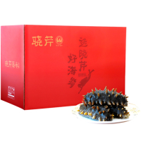 晓芹 海参 XiaoQin 大连晓芹即食海参 冷冻即食海参 8-10头/500克/包*3包 1500克 礼盒装