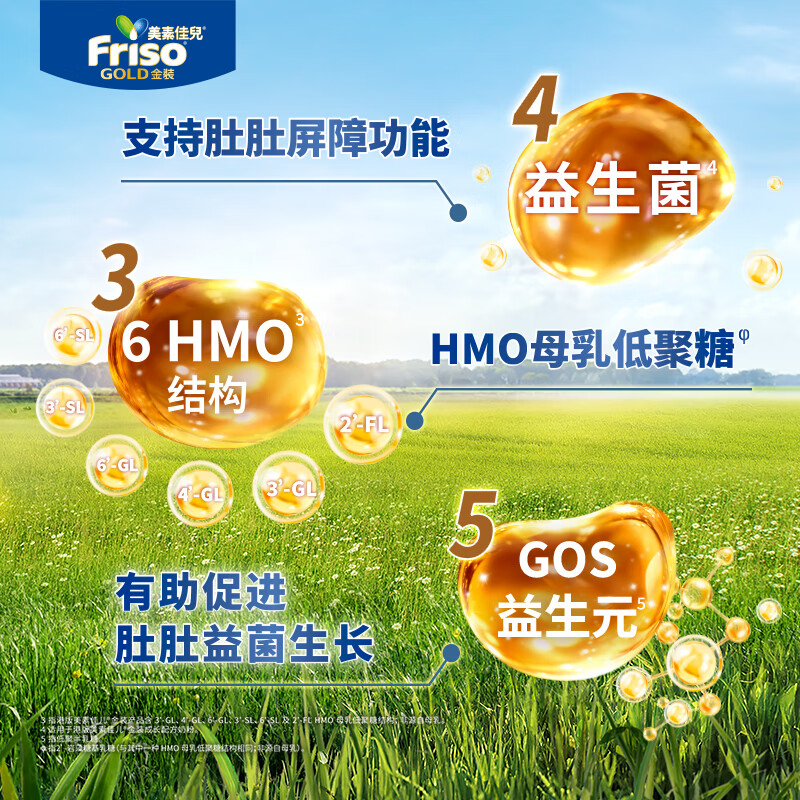 原装进口香港港版Friso美素佳儿金装幼儿成长配方奶粉3段800g(新升级)高清大图