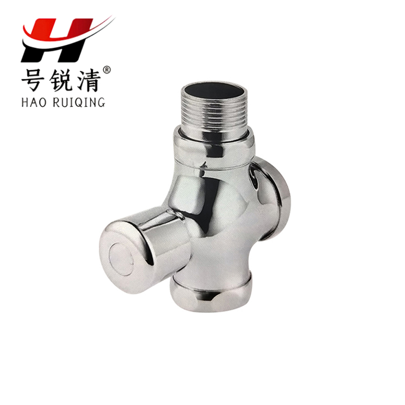 号锐清蹲便延时阀 一寸 个高清大图