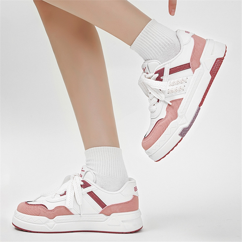 回力(warrior)女鞋2023新款秋冬厚底百搭配裙子小白鞋子女运动休闲