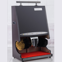 DELSEY擦鞋机刷鞋机擦鞋器刷鞋器擦皮鞋机器全自动感应电动 黑色