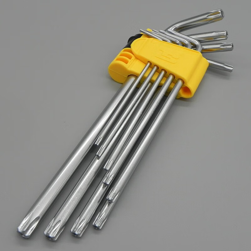 波斯(BOSI)9件套公制标准梅花内六角扳手 BS423170(T10-T50)一套高清大图