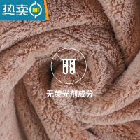 敬平比吹风机好使~妖制干发帽吸水速干加厚干毛巾浴帽包头巾 器 香芋紫