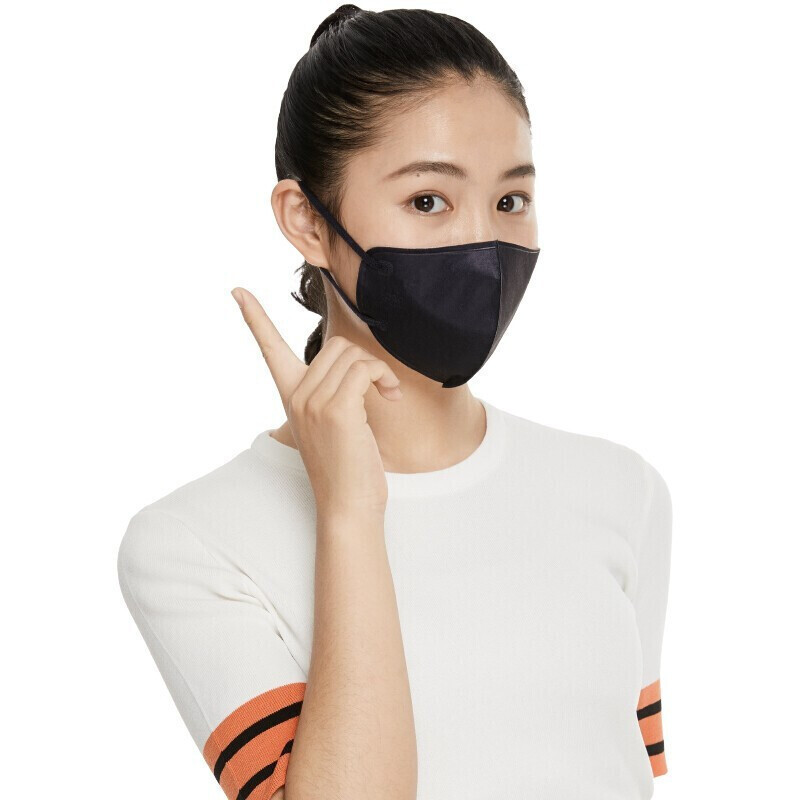 3M口罩耐适康一次性口罩 细菌过滤效率≥95% 成人口罩黑色透气防异味活性炭 活性炭口罩中号15支/盒(5盒装)高清大图