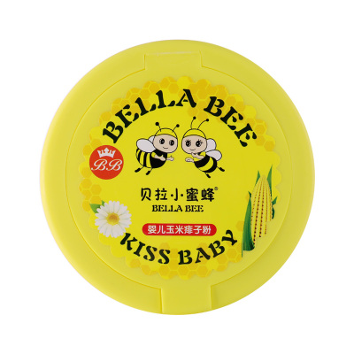 贝拉小蜜蜂(BELLABEE)婴儿玉米痱子粉140g