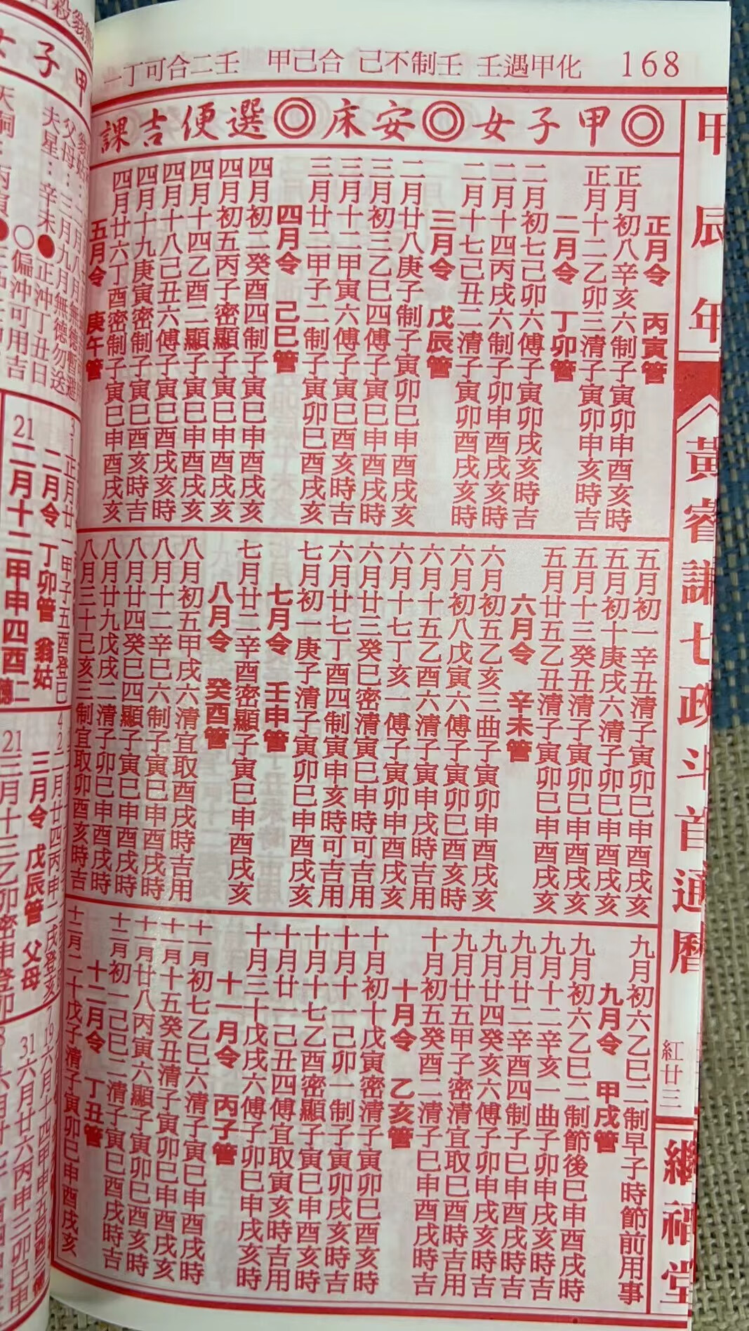 正版 2024年黄睿谦七政江首通历 (平本通书 )类卯 线装 黄 继福堂 黄 继福堂高清大图