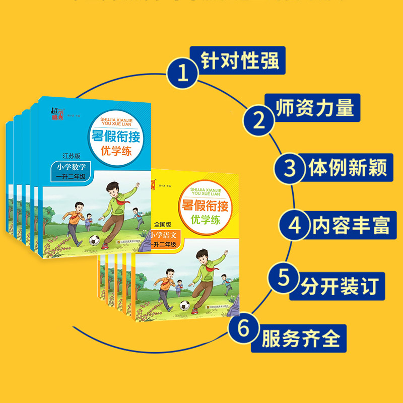 五升六数学江苏版 小学通用 [正版]2023暑假衔接优学练小学语文人教小学数学江苏一升二升三升四升五升六年级全国版苏教培高清大图