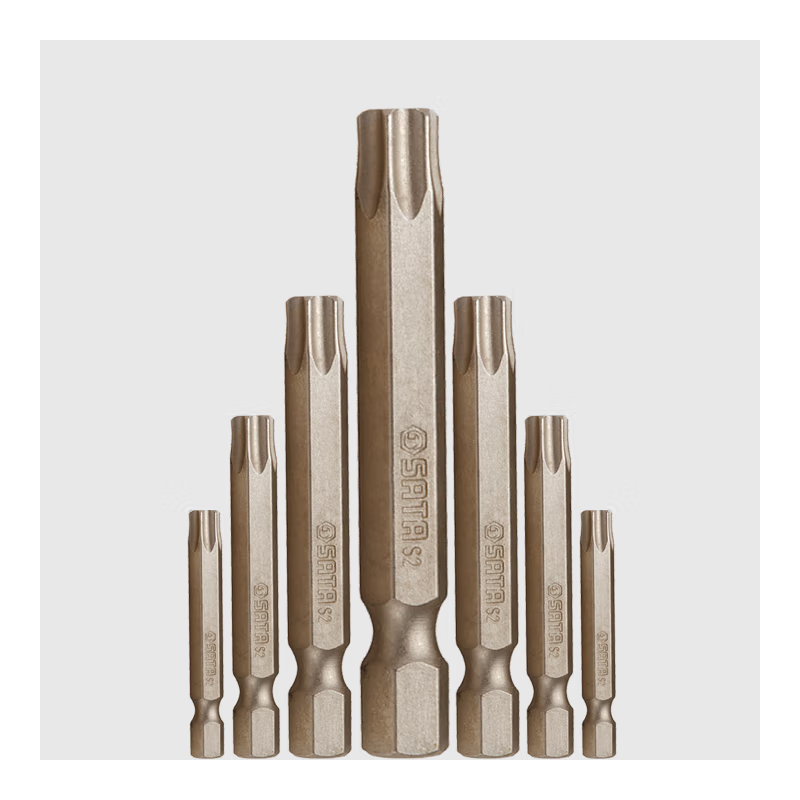 世达(SATA) 59335 5件套6.3MM系列50MM长花形旋具头 T25