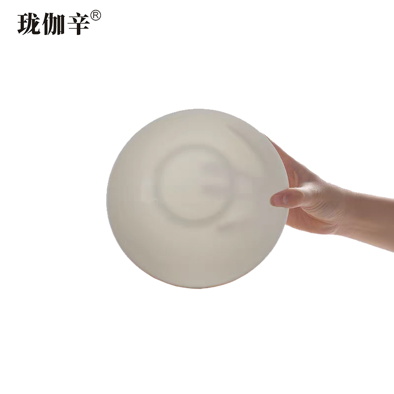 珑伽辛 纯白骨瓷小碗 小汤碗 4英寸/个高清大图